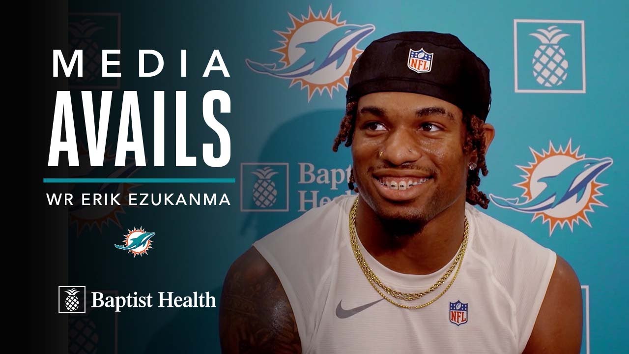 ERIK ENZUKANMA MEETS WITH THE MEDIA | ROOKIE MINICAMP | MIAMI DOLPHINS