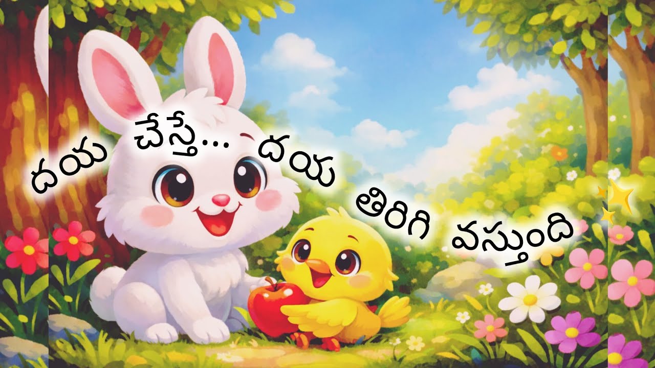 దయ చేస్తే…దయ తిరిగి వస్తుంది✨ | Telugu Story for Children