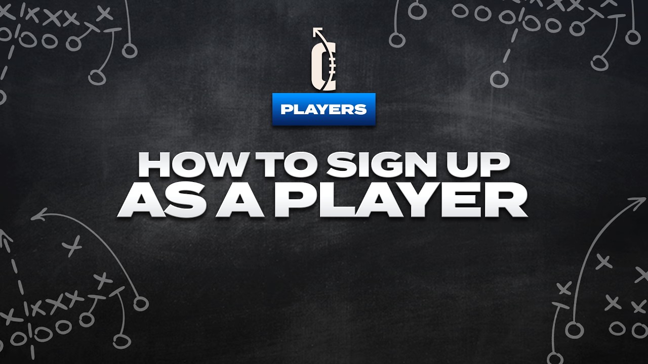 How to Sign Up as a Player tutorial video thumbnail