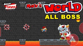Super Max World Adventure - ALL BOSSes (Levels - 10,20,30,40,50,60,70,80) screenshot 5