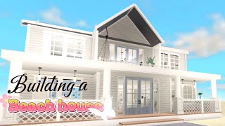 Building a beach house in Bloxburg!