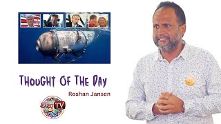 Is Money Everything in Life I Thought Of The Day with Roshan Jansen @ChaKraTV