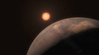 Animation of a sub-Earth-mass planet orbiting Barnard’s star
