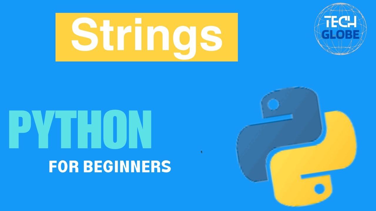 Strings in Python || Python for Beginners #6 - YouTube