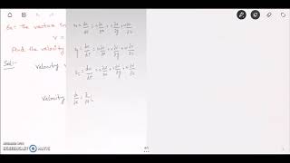 Local and Convective acceleration & Problem solving