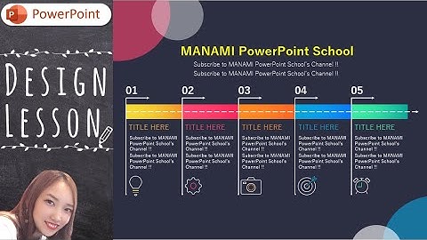【パワーポイントデザイン】パワポで簡単！タイムライングラフィックデザイン｜PowerPoint　スライドデザイン　パワーポイントおしゃれ　フロー図　フローチャート
