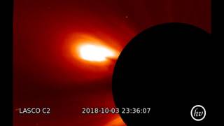 LASCO C2 (2018-10-03 12:38:56 - 2018-10-04 03:12:12 UTC)