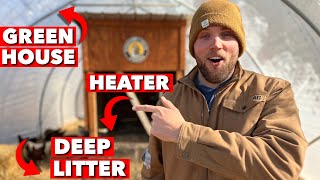 The ULTIMATE Winter Greenhouse Chicken Coop
