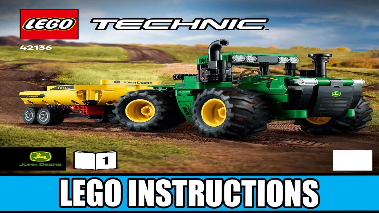 Technic - John Deere 9620R 4WD Tractor LEGO instructions