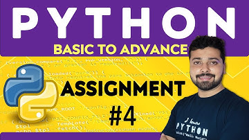 Assignment 4 - Strings | Python Tutorial in Hindi