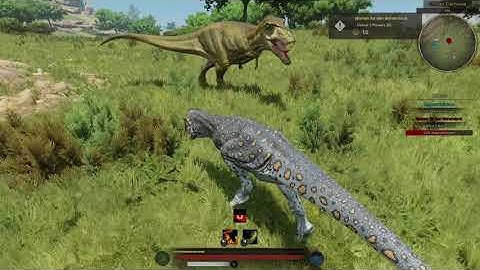 Path of Titans - rex watch out where you lay down are you stupid or your feets just smell bad... !?