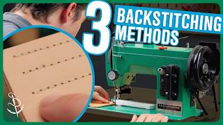 Backstitching Leather On A Sewing Machine Made Easy