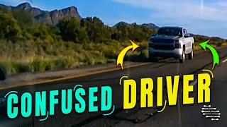 Confused Driver Heading Down the Wrong Way