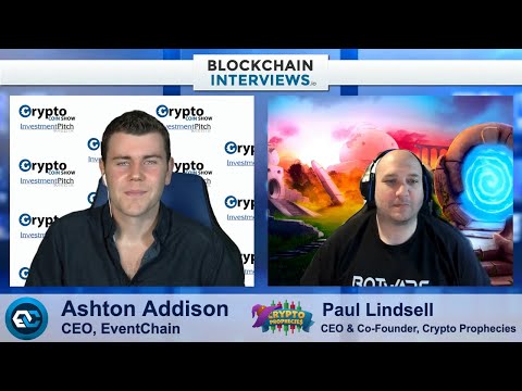 Paul Lindsell, CEO & Co-Founder of Crypto Prophecies | Blockchain Interviews Episode cover