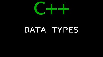 C++ Programming Tutorial 4 - Data Types
