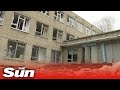Two teachers killed after school is hit by shell fire in separatist-held Horlivka in eastern Ukraine
