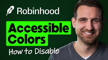 How to Turn Off Accessible Colors on Robinhood