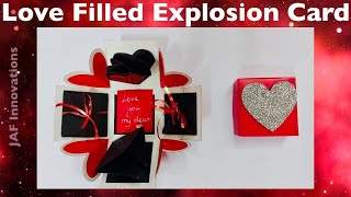 DIY Explosion card | Birthday Explosion card | Simple Handmade cards | Creative cards | Easy crafts