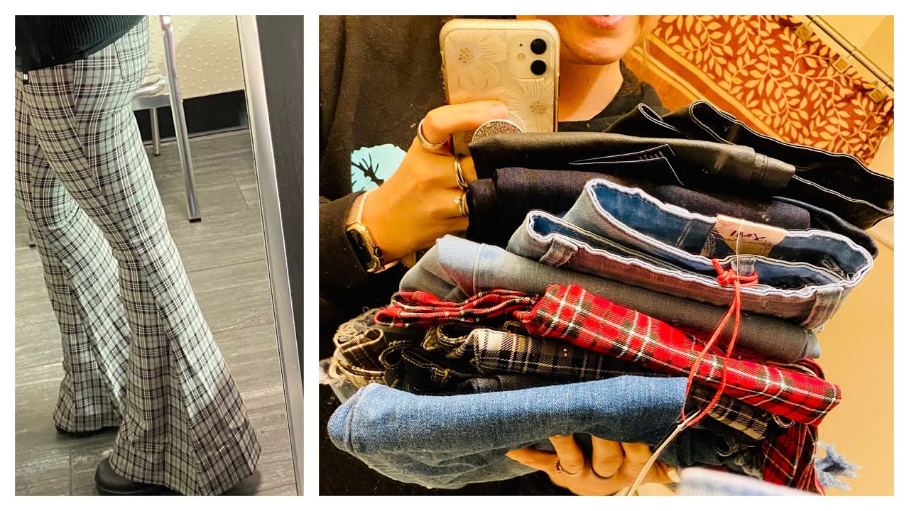 Fashion Nova Flare Jeans Haul part 1: size 11 tall girl approved?? (5'10)