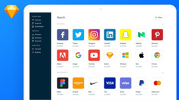 SaaS Dashboard UI Design Tutorial for Sketch App
