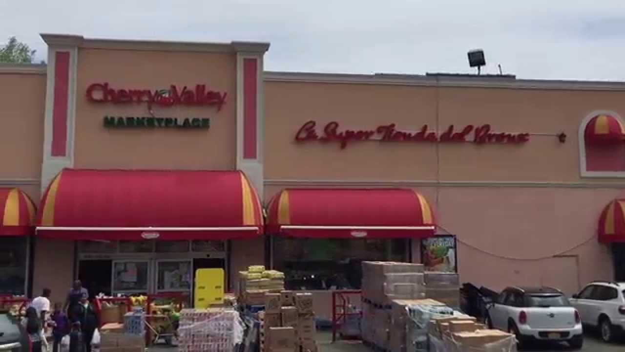 Cherry valley marketplace ster ave Bronx. Kenan sign stucco channel