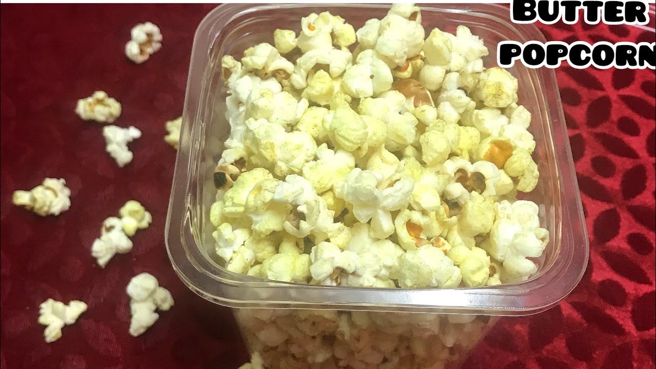 Butter popcornkids recipesHow to make butter popcorn at homeSachus