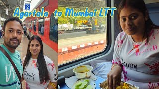 First time Agartala to Mumbai / Mujhe ghumke ghar jana pada #travel #railway