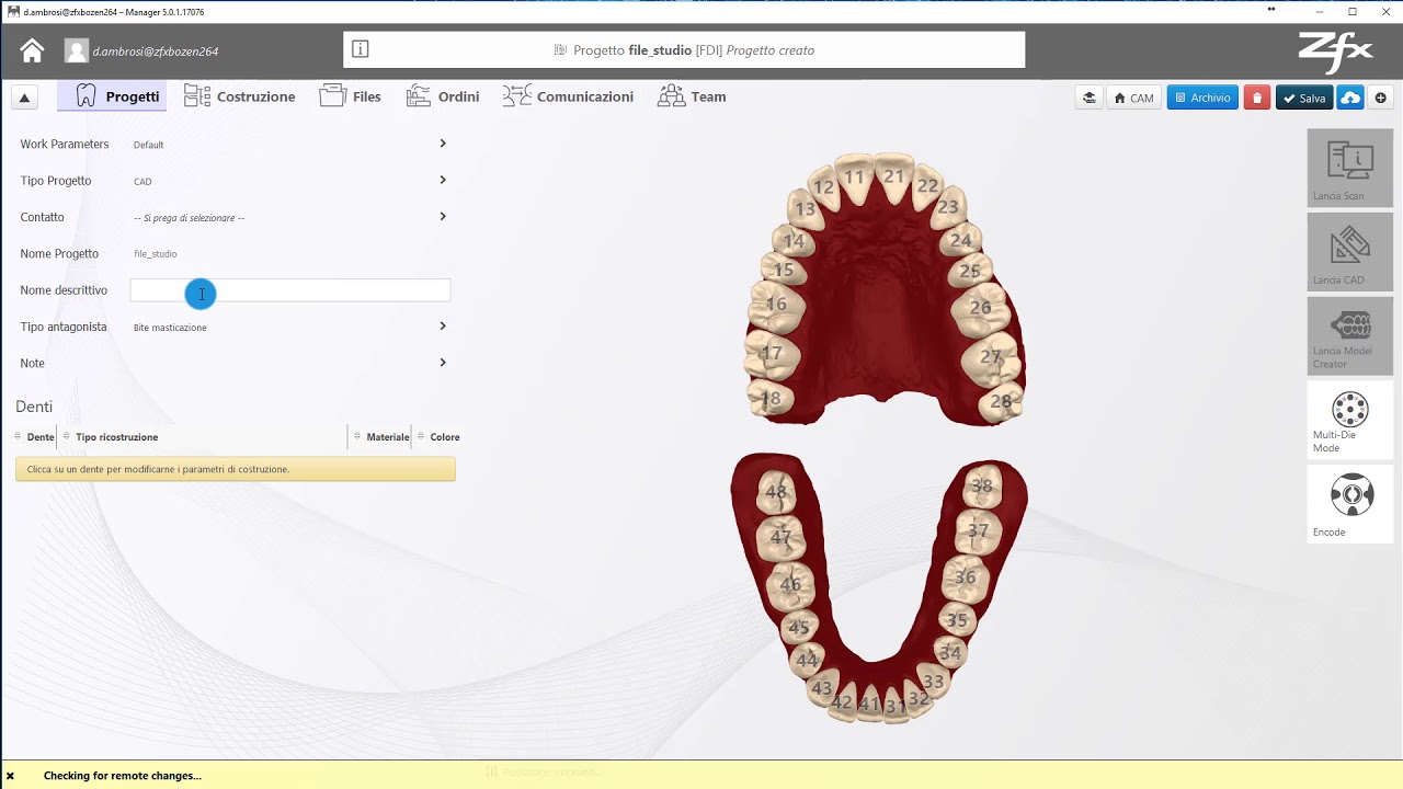 Zfx Manager Importare scansioni stl esterne