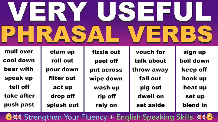 2 Hours of VERY USEFUL English Phrasal Verbs To St...