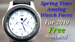 Galaxy Watch/Gear S3 Spring Time Watch Faces 2019 screenshot 2