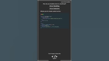 JavaScript Interview Question: Error Handling #javascriptinterview #javascript #javascripttutorial