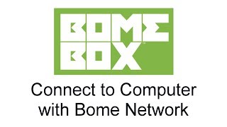 Tutorial: MIDI Pairing from Computer to BomeBox using Bome Network