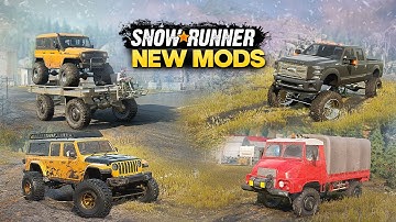 New Insane Amazing Mods Vehicles in SnowRunner You Need to Know