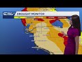 Drought conditions continue to improve along the Gulf Coast