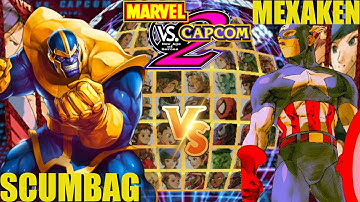MvC2 Mvci Umvc3 SCUMBAG vs MEXAKEN pt 6