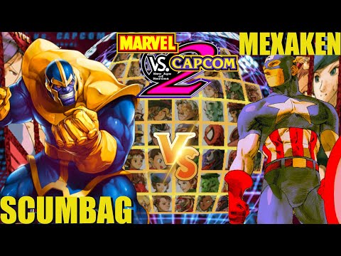 MvC2 Mvci Umvc3 SCUMBAG vs MEXAKEN pt 6