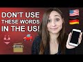 20 ENGLISH WORDS GERMANS USE WRONG | German Girl in America