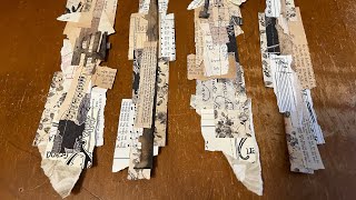 Scrappy Paper Strips for Journals!