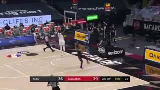 Kevin Durant disapppointed to Collin Sextons great block and move.