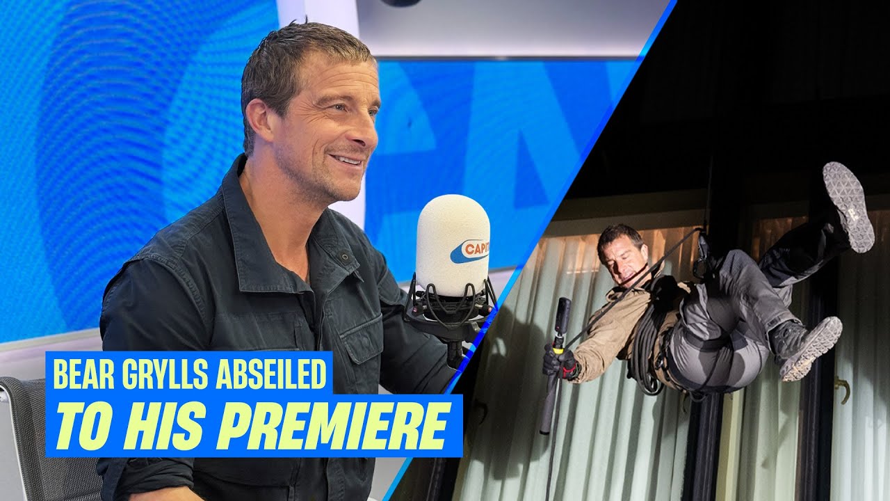 The BIZARRE way Bear Grylls arrived at his premiere | Capital