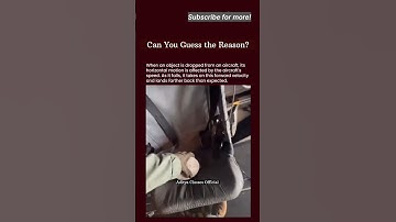 Projectile Motion - Best Example | Stone thrown from an Aircraft #shorts #science