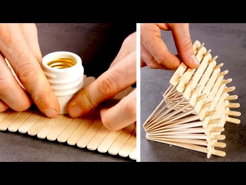 Vidéo: 7 Idées Ingénieuses Et Utiles Pour Utiliser Des Bâtonnets De Sushi En Bois Au Quotidien