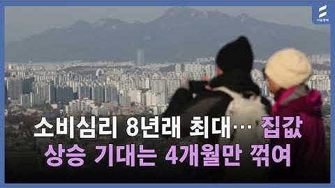 소비심리 8년래 최대   집값 상승 기대는 4개월만 꺾여