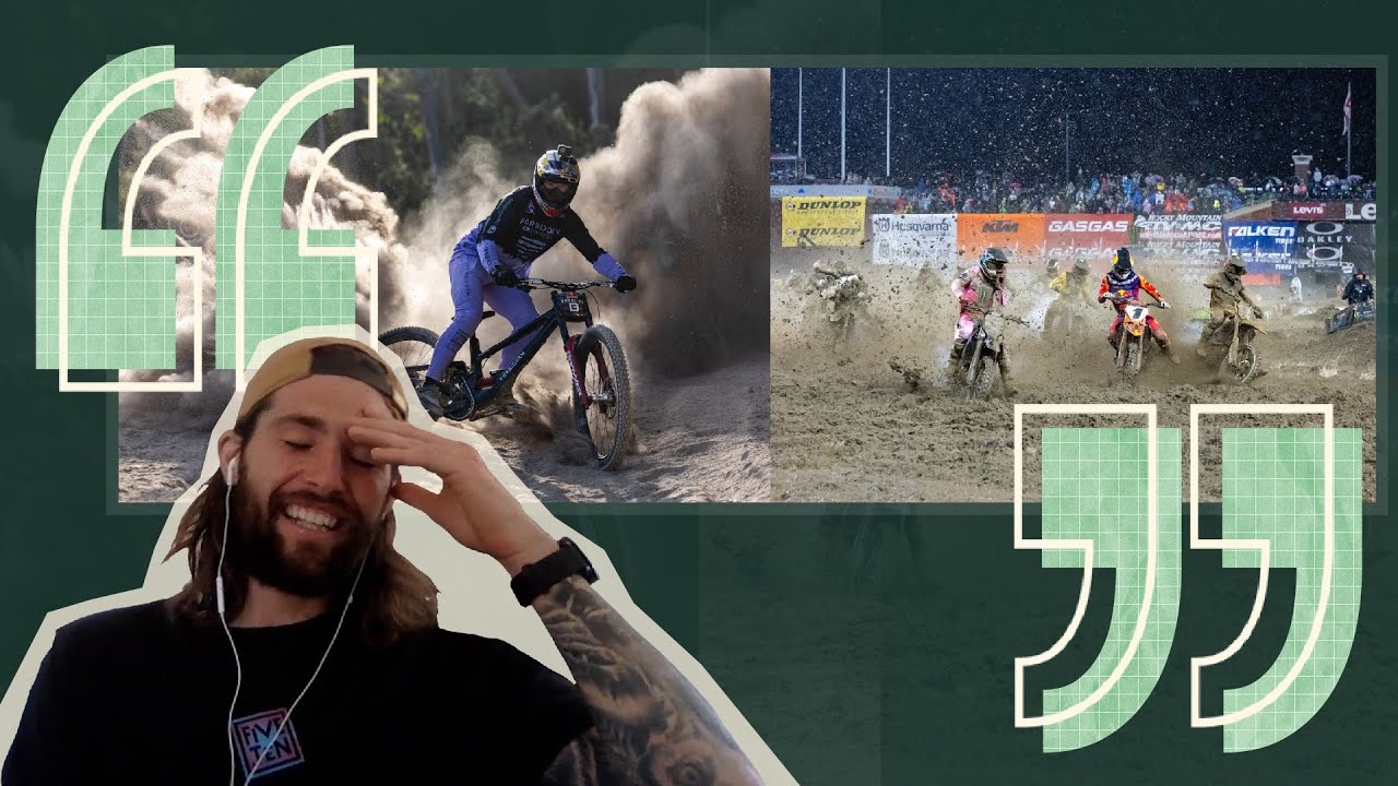 Downhill Mountain Biking vs. Motocross YouTube