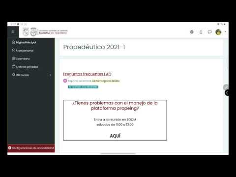 Introducción al manejo de la plataforma Propeing 2021 | Propedéutico FI - UAQ