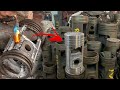 Restoring Cast Iron Pistons || Remarkable Technique to Repair Worn-out Cast Iron Pistons