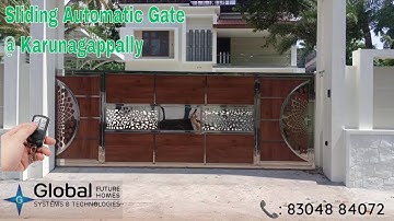 Automatic Sliding Gate installed at Karunagappally, Kollam | Remote Gate in Kerala 8304884072
