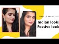 Indian makeup | Festive look |Easy Makeup |Hindi| Style And Analysis.