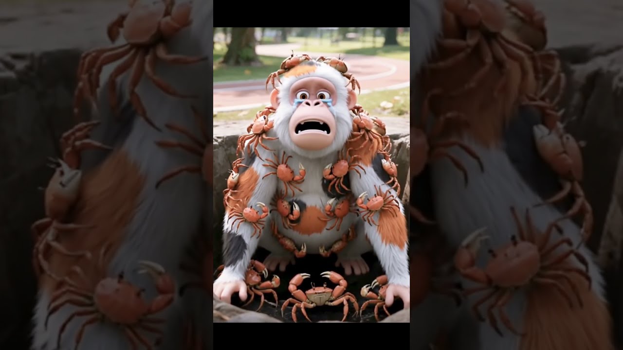 Cute Monkey Funny Videos 🐒😂  Funniest Animal Moments Ever!