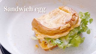 Sandwich egg ขนมปังแซนวิชเกาหลี ทำง่ายใช้เวลาไม่นาน